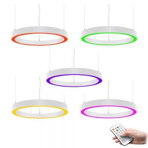 Multi color RGB circular lights