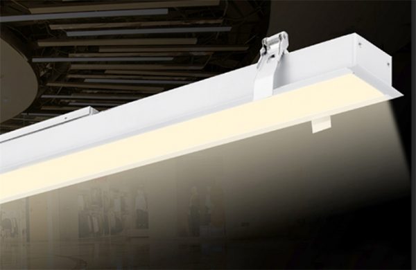 Ceiling recessed mount led linear light