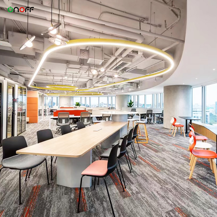 Big oval shape light apply to office