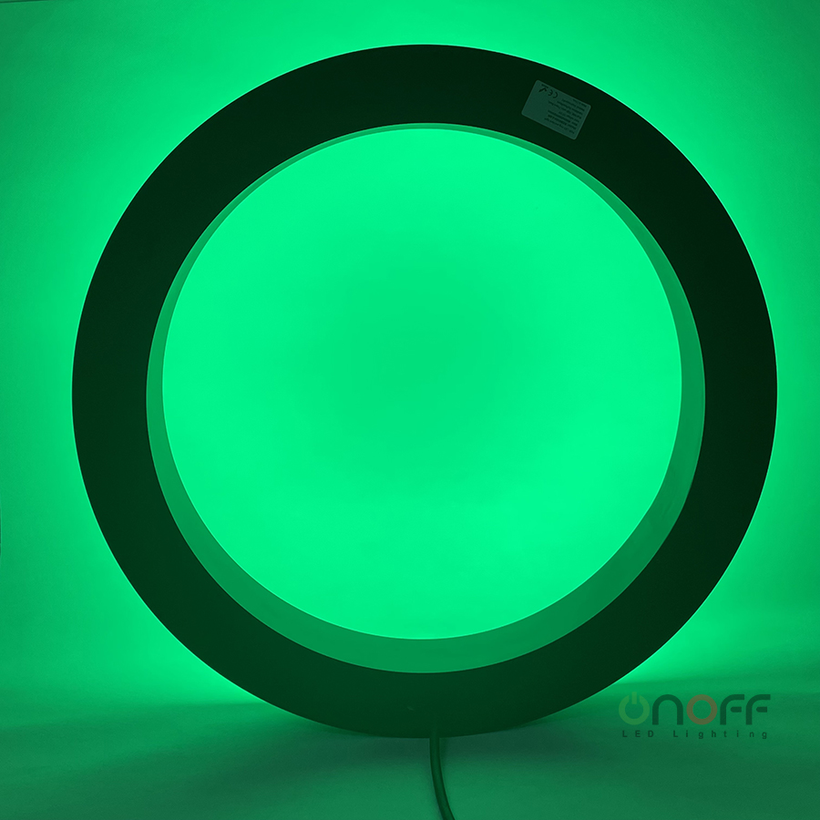 RGB LED circular light green color