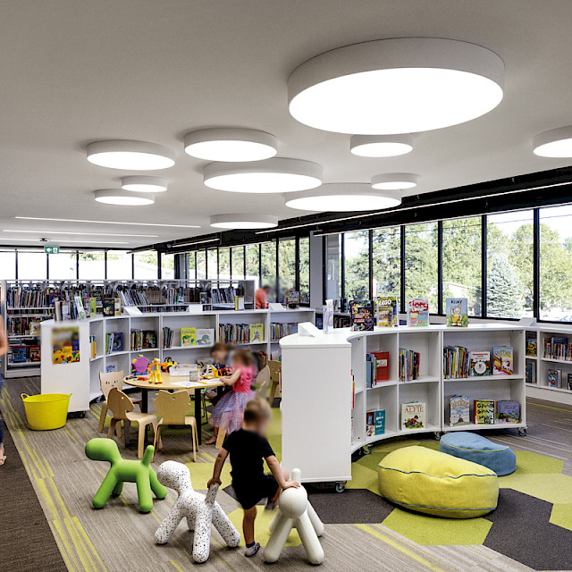 round panel light ceiling mount